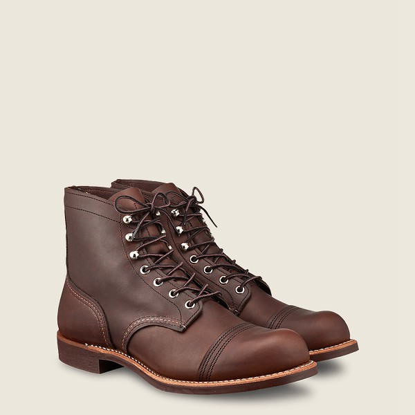 Bottes Red Wing Heritage - Iron Ranger - 6-Inch Harness Cuir - Marron - Homme 793RGOCTW